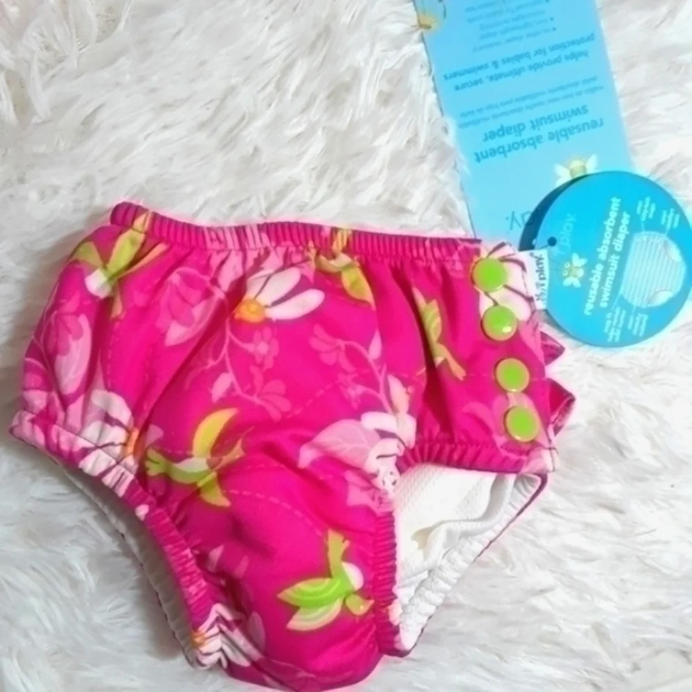 I Play Reusable Absorbant Swimsuit Diaper-6 Months